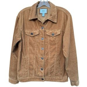 Forever 21 Tan Corduroy Jacket Size Small
